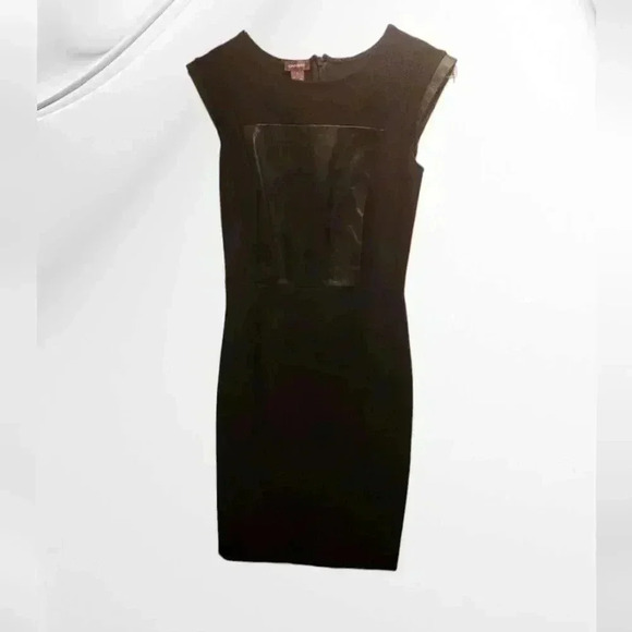 Danier Leather Pencil Dress  with Stretch - Picture 1 of 6